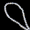 Natural Chalcedony Button 7-8mm Plain Smooth Drilled Beads | VS Clarity | 15 inch Loose Strand Jewelry Making