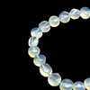 Natural Chalcedony Button 7-8mm Plain Smooth Drilled Beads | VS Clarity | 15 inch Loose Strand Jewelry Making