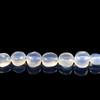 Natural Chalcedony Button 7-8mm Plain Smooth Drilled Beads | VS Clarity | 15 inch Loose Strand Jewelry Making