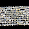 Natural Chalcedony Button 9-10mm Plain Smooth Drilled Beads | VS Clarity | 14 inch Loose Strand Jewelry Making