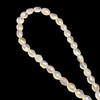 Natural Chalcedony Oval 9x8-14x10mm Briolette Drilled Beads | VS Clarity | 14.3 inch Loose Strand Jewelry Making