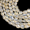 Natural Chalcedony Oval 9x8-14x10mm Briolette Drilled Beads | VS Clarity | 14.3 inch Loose Strand Jewelry Making