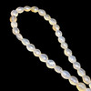 Natural Chalcedony Oval 14.5x13.5-12x10mm Briolette Drilled Beads | VS Clarity | 14.3 inch Loose Strand Jewelry Making
