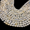 Natural Chalcedony Oval 14.5x13.5-12x10mm Briolette Drilled Beads | VS Clarity | 14.3 inch Loose Strand Jewelry Making