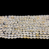 Natural Chalcedony Oval 14.5x13.5-12x10mm Briolette Drilled Beads | VS Clarity | 14.3 inch Loose Strand Jewelry Making