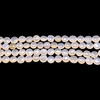 Natural Chalcedony Button 9.5-10.5mm Plain Smooth Drilled Beads | VS Clarity | 14.5 inch Loose Strand Jewelry Making