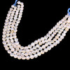 Natural Chalcedony Button 9.5-10.5mm Plain Smooth Drilled Beads | VS Clarity | 14.5 inch Loose Strand Jewelry Making