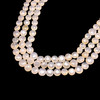 Natural Chalcedony Button 11-13mm Plain Smooth Drilled Beads | VS Clarity | 14.5 inch Loose Strand Jewelry Making