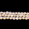 Natural Chalcedony Button 11-13mm Plain Smooth Drilled Beads | VS Clarity | 14.5 inch Loose Strand Jewelry Making