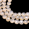 Natural Chalcedony Button 11-13mm Plain Smooth Drilled Beads | VS Clarity | 14.5 inch Loose Strand Jewelry Making