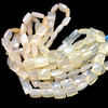 Natural Chalcedony Octagon 12.5x12-17x12mm Faceted Drilled Beads | VS Clarity | 15 inch Loose Strand Jewelry Making