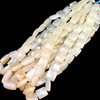 Natural Chalcedony Octagon 12.5x12-17x12mm Faceted Drilled Beads | VS Clarity | 15 inch Loose Strand Jewelry Making