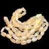 Natural Chalcedony Tumble 15x10-24x10mm Faceted Drilled Beads | VS Clarity | 14 inch Loose Strand Jewelry Making