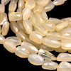 Natural Chalcedony Tumble 15x10-24x10mm Faceted Drilled Beads | VS Clarity | 14 inch Loose Strand Jewelry Making