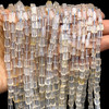 Natural Chalcedony Tube 7x4mm Plain Smooth Drilled Beads | VS Clarity | 14.5 inch Loose Strand Jewelry Making