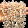 Natural Chalcedony Drop 13x6mm Faceted Drilled Beads | VS Clarity | 13 inch Loose Strand Jewelry Making