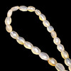 Natural Chalcedony Oval 9x7-11x10mm Briolette Drilled Beads | VS Clarity | 15 inch Loose Strand Jewelry Making
