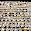 Natural Chalcedony Oval 12x10-15x13mm Briolette Drilled Beads | VS Clarity | 15 inch Loose Strand Jewelry Making