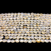 Natural Chalcedony Oval 12x10-15x13mm Briolette Drilled Beads | VS Clarity | 15 inch Loose Strand Jewelry Making
