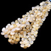 Chalcedony Gemstone 6x7-14x15mm Pear Facet Cut VS Clarity White Color Beads Strand