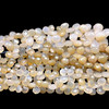 Natural Chalcedony Pear 7x6-15x14mm Faceted Drilled Beads | VS Clarity | 14 inch Loose Strand Jewelry Making