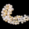 Chalcedony Gemstone 6x7-14x15mm Pear Facet Cut VS Clarity White Color Beads Strand