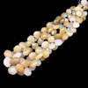 Chalcedony Gemstone 11x9-15x15mm Pear Facet Cut VS Clarity White Color Beads Strand