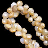 Chalcedony Gemstone 11x9-15x15mm Pear Facet Cut VS Clarity White Color Beads Strand