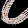 Natural Chalcedony Oval 12x20-8x10mm Briolette Drilled Beads | VS Clarity | 15 inch Loose Strand Jewelry Making