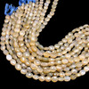Natural Chalcedony Oval 13x15-10x11mm Briolette Drilled Beads | VS Clarity | 14.5 inch Loose Strand Jewelry Making