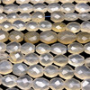 Natural Chalcedony Oval 21x11-10x10mm Briolette Drilled Beads | VS Clarity | 15 inch Loose Strand Jewelry Making