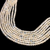 Natural Chalcedony Ball 6mm Briolette Faceted Drilled Beads | VS Clarity | 14.5 inch Loose Strand Jewelry Making