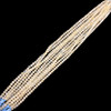 Chalcedony Gemstone 6mm Round Facet Cut VS Clarity White Color Beads Strand
