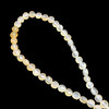 Natural Chalcedony Round 6mm Briolette Faceted Drilled Beads | VS Clarity | 16 inch Loose Strand Jewelry Making