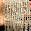 Natural Chalcedony Round 6mm Briolette Faceted Drilled Beads | VS Clarity | 16 inch Loose Strand Jewelry Making