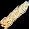 Natural Chalcedony Round 8mm Briolette Drilled Beads | VS Clarity | 16 inch Loose Strand Jewelry Making