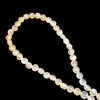 Natural Chalcedony Round 8x7mm Briolette Drilled Beads | VS Clarity | 16 inch Loose Strand Jewelry Making
