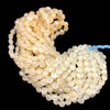 Natural Chalcedony Round 8x7mm Briolette Drilled Beads | VS Clarity | 16 inch Loose Strand Jewelry Making