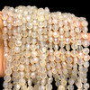 Natural Chalcedony Round 7.50mm Briolette Drilled Beads | VS Clarity | 16 inch Loose Strand Jewelry Making