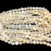 Natural Chalcedony Round 10mm Briolette Drilled Beads | VS Clarity | 15 inch Loose Strand Jewelry Making