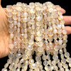 Natural Chalcedony Round 9mm Briolette Drilled Beads | VS Clarity | 15.5 inch Loose Strand Jewelry Making