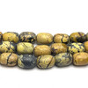 Natural Jasper Barrel Plain Smooth Cut VS Clarity 14x10 mm Yellow Mix Brown Color Loose Gemstone Strand Jewelry Making