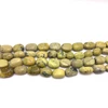 Natural Serpentine Gemstone Tumble Beads | VS Clarity 22x20mm Olive Green Color | Heart Chakra Healing Beads