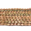Natural Unakite Gemstone Tube 19x12mm Facet Smooth Cut Beads | SI Clarity Cider Color | Artisan Jewelry Beads