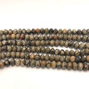 Natural Bronzite Strand 12mm Faceted Rondelle 378 Carat Brown Color 16 Inch Gemstone Beads for Jewelry Making