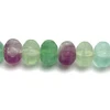 Fluorite Pumpkin Shape 14.5x10mm Plain Cut SI Clarity Multi Color Gemstone Beads Strand