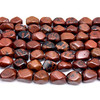 Obsidian Semiprecious Variant Size Tumble Plain Cut VS Clarity Mahogany Color Loose Gemstone