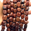 Obsidian Semiprecious Variant Size Tumble Plain Cut VS Clarity Mahogany Color Loose Gemstone