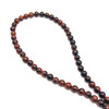 Natural Obsidian Gemstone Ball 6mm Smooth Plain Beads | VS Clarity Copper Brown Black Color | Loose Gemstone Beads