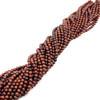 Natural Obsidian Gemstone Ball 6mm Smooth Plain Beads | VS Clarity Copper Brown Black Color | Loose Gemstone Beads